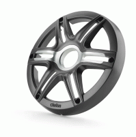 Clarion - Marine Subwoofer Grille - 10" Gray Sports Grille (CMGP-101-SG) - 010-13568-00 - Garmin